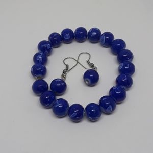 earring and bracelet set
